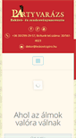 Mobile Screenshot of partyvarazs.hu