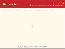 Tablet Screenshot of partyvarazs.hu